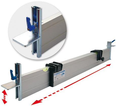 Abziehschiene 0,60-1,00 mverstellbar, Höhe 0-11 cm - sefira.ro