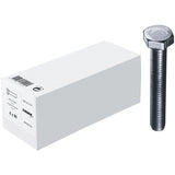 Surub cap hexagonal total filetat M5x10 mm, DIN 933, galvanizat, zincat, E-NORM - sefira.ro