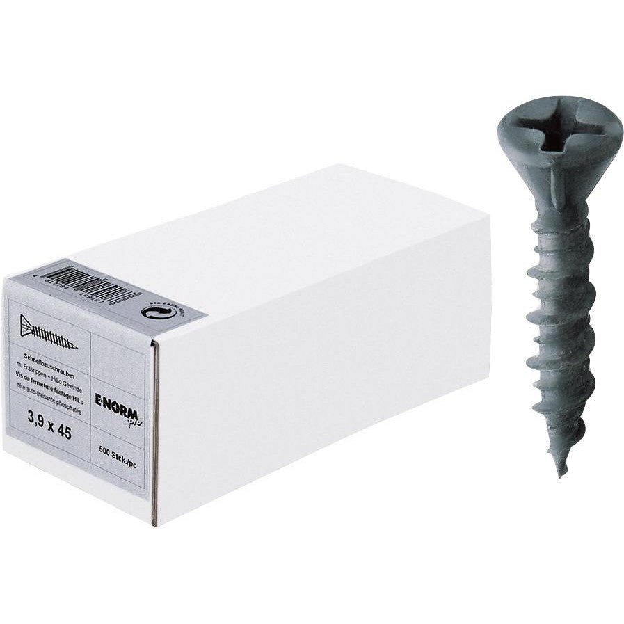 Surub pentru gips-carton si panouri, 3,9x 19 mm, E-NORM - sefira.ro