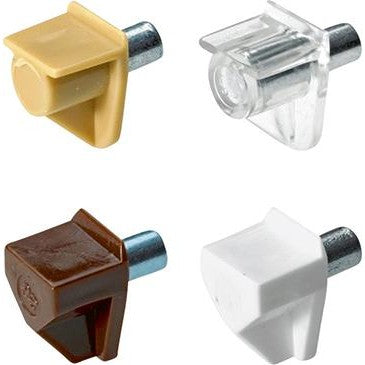 Suporturi pentru rafturi Safety, Ø 5mm, lungime 8 mm, transparent, HETTICH - sefira.ro