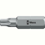 Bit dur cu gaura 1/4", T 10 x 25 mm, TORX® BO interior, DIN3126, 05066500001, WERA - sefira.ro