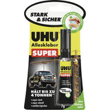 Adeziv puternic si sigur, Super Glue Strong & Safe, tub 7g, 46960, UHU - sefira.ro