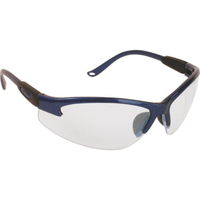 Ochelari de protectie Aquarius, PC, transparenti, rama albastru-negru, JSP - sefira.ro
