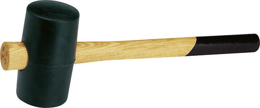 Rubber-tipped hammer, size 0A, Ø 40mm, black, FORTIS