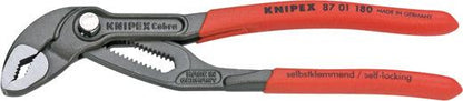 Professional pliers Cobra® 180 mm, High Tech, for water pumps, SB, KNIPEX