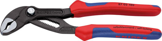 Plumber's pliers, Cobra®, 180mm, for 1.1/2 inch pipes, KNIPEX