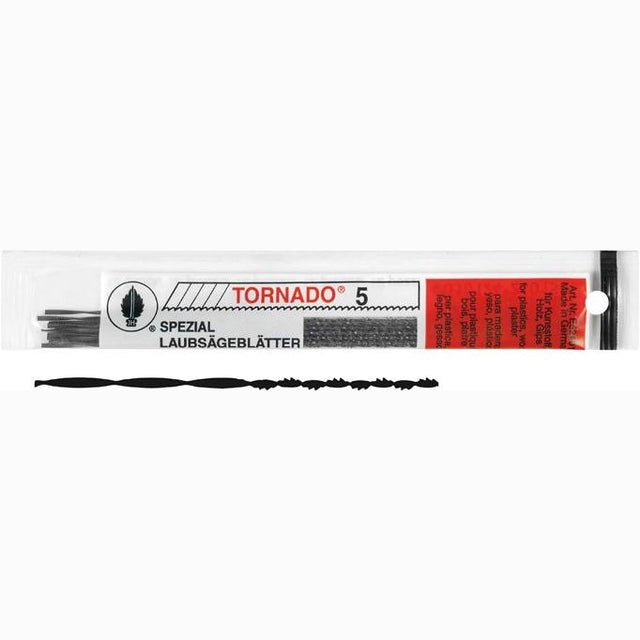 Panza pentru traforaj cu dinți rotunzi TORNADO, model 1, 130mm, 41 dinti/inch, JOSEF HAUNSTETTER - sefira.ro