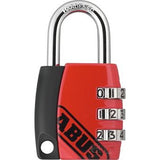 Lacat cu combinatie 155, 20 mm, alb, cifru din 3 cifre, corp din zinc, inel din otel, ABUS - sefira.ro