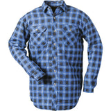 Camasa termo, captusita, marime M, albastru in carouri, CRAFTLAND - sefira.ro