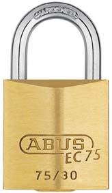 Brass padlock EC 75, 30 mm, ABUS