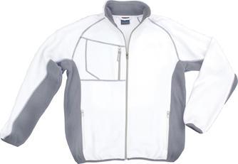 Champ fleece jacket, size S, white/grey, EXCESS