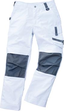 Champ work pants, size 48, white/gray, EXCES