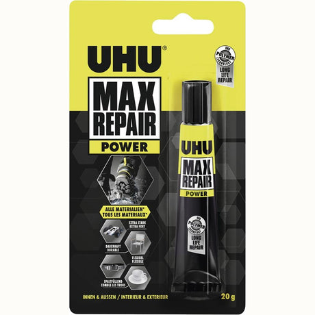 Adeziv reparatii, MAX REPAIR POWER, tub 20g, 45820, UHU - sefira.ro