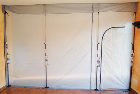 Protectie praf usa/perete 310x130cm velcro.