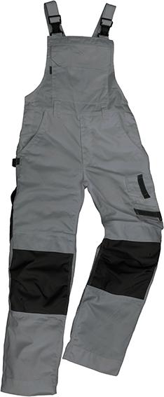 Salopeta de lucru Champ, marime 48, alb/gri, EXCESS - sefira.ro