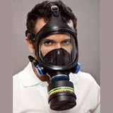 Masca de protectie pentru gaze, completa C 607 SELECTA, pentru filtru cu insurubare, EKASTU SAFETY - sefira.ro