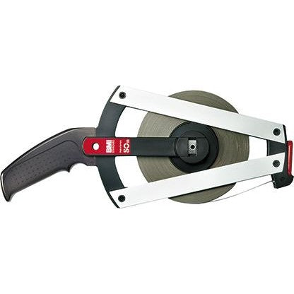 Ruleta cu cadru STANDARD Nr.520, banda fibra de sticla, 30m, latime 13mm, BMI - sefira.ro