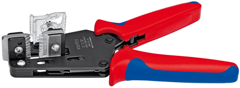 Cleste de dezizolat de precizie, 195mm, 0.03-2.08mm2, KNIPEX