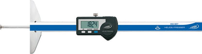 DIGI-MET® digital depth gauge with plate, 100x85mm, HELIOS PREISSER