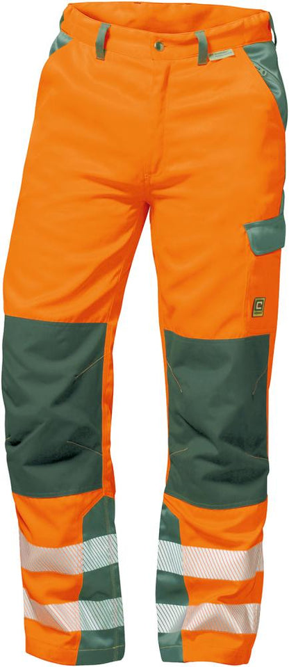 Paris high-visibility trousers, size 54, yellow/grey