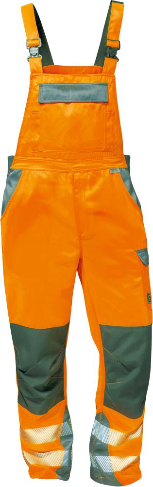 Colmar high visibility overalls, size 50, yellow/grey