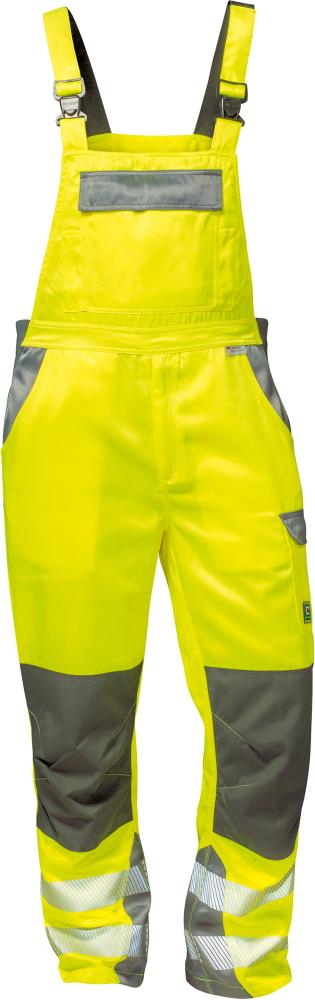 Colmar high visibility overalls, size 50, yellow/grey