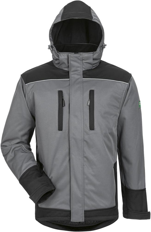 Ajax softshell jacket, size S, gray/black, ELYSEE