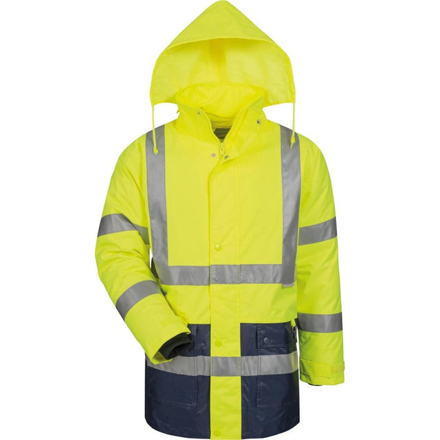 Jacheta parka reflectorizanta SEBASTIAN, dimensiune S, galben/albastru, SAFESTYLE - sefira.ro