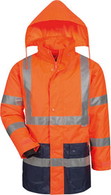 Jacheta parka reflectorizanta SEBASTIAN, dimensiune S, galben/albastru, SAFESTYLE - sefira.ro