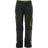 Pantaloni FORTIS Kids 24, negru/verde lime, marimea 98-104 - sefira.ro