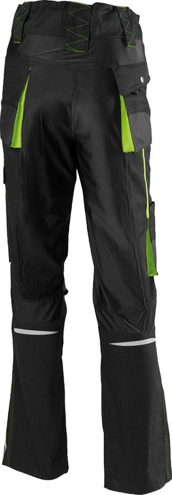 Pantaloni dama twenty-four, negru/lime, marimea 36, FORTIS - sefira.ro