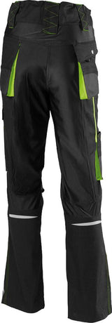 Pantaloni dama twenty-four, negru/lime, marimea 36, FORTIS - sefira.ro