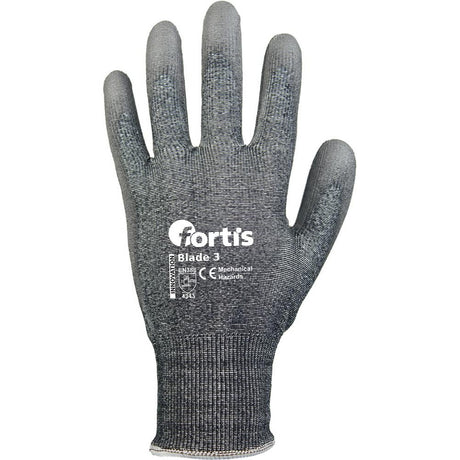 Manusi de protectie antitaiere, marimea 8, BLADE III, gri, FORTIS - sefira.ro