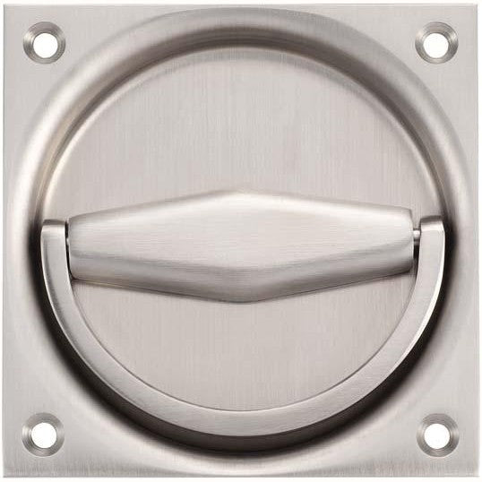 Maner incastrat inelar cu balamale KWS 5016, 90 x 90mm, aluminiu, WOELM - sefira.ro