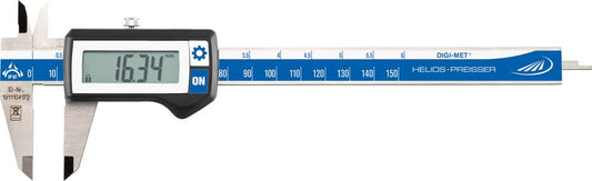 Digital caliper, 150mm, tip 40mm, 0.01mm resolution, DIN862, stainless steel, IP67, price per meter