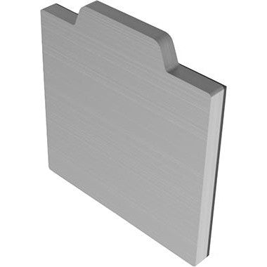 Pereche de capace de acoperire HELM 53/73, aluminiu, pentru sina de ghidare, WOELM - sefira.ro