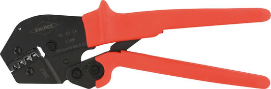 Crimping pliers, plastic handle, 250mm, 0.1-2.5mm², KNIPEX