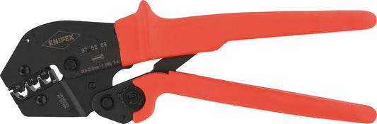 Crimping pliers, plastic handle, 250mm, 10+16+25mm², KNIPEX