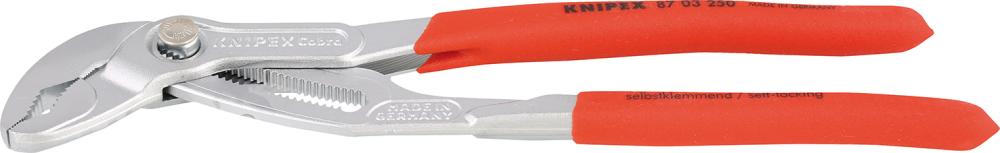 Forged plumber's pliers, Cobra®, 180mm, for 1.1/2 inch pipes, KNIPEX