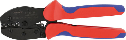 PreciForce® lever crimping pliers, 0.1-2.5mm², 220mm, KNIPEX