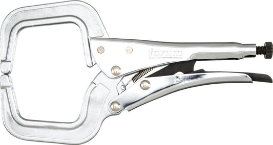 Clamp type pliers with fixed jaws, 280mm, opening 100mm, FORUM