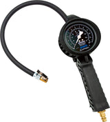 Pistol de umflat roti Airstar, cu manometru, calibrat, 0-12 bar, furtun cu mufa de conectare cu parghie, EWO - sefira.ro