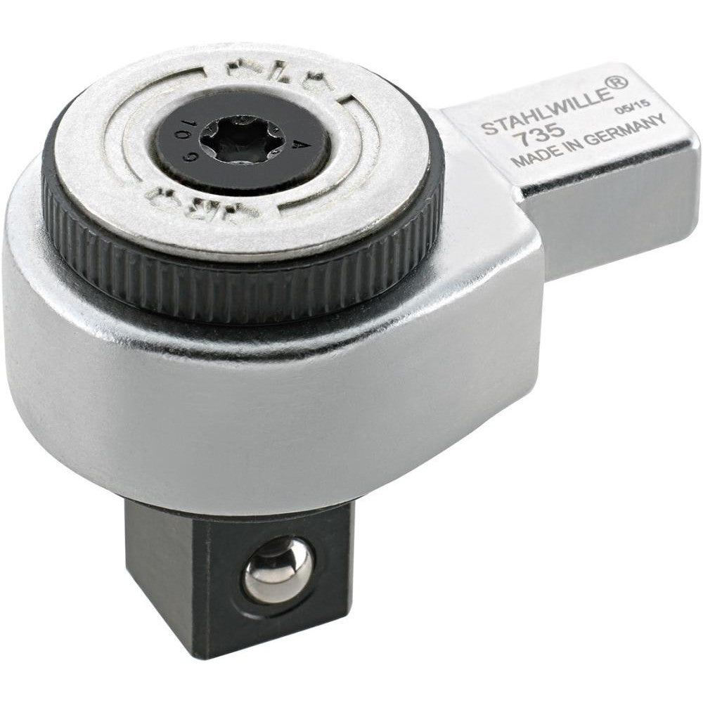 Cap antrenor cu clichet, cu dinti fini, cheie dinamometrica, 3/8", 100Nm, 9x12mm, 58250005, STAHLWILLE - sefira.ro