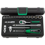 Set chei tubulare, antrenare 1/4", 22 buc, 40/13/6QR, 96011180, STAHLWILLE - sefira.ro