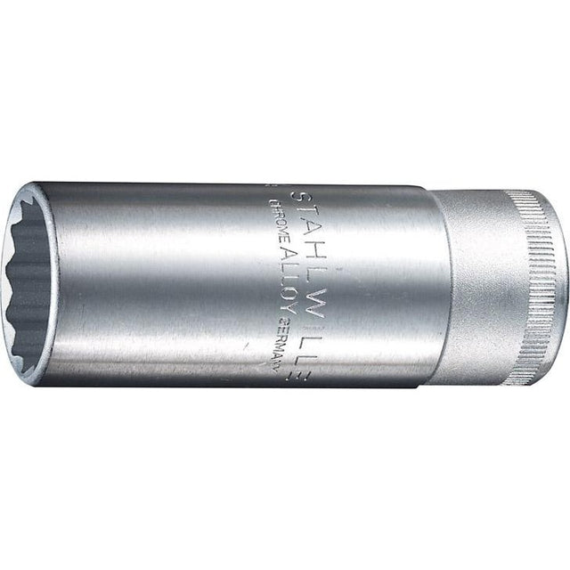 Cheie tubulara 1/2", dimensiune 10 mm, 12 canturi, executie lunga, 3020010, STAHLWILLE - sefira.ro