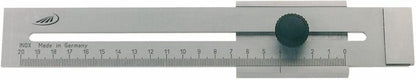 Precision scriber ruler, 200mm, HELIOS PREISSER