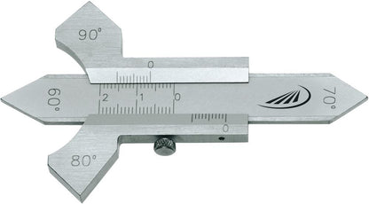 Welding ruler, with slider, 20mm, vernier 0.1mm, HELIOS PREISSER