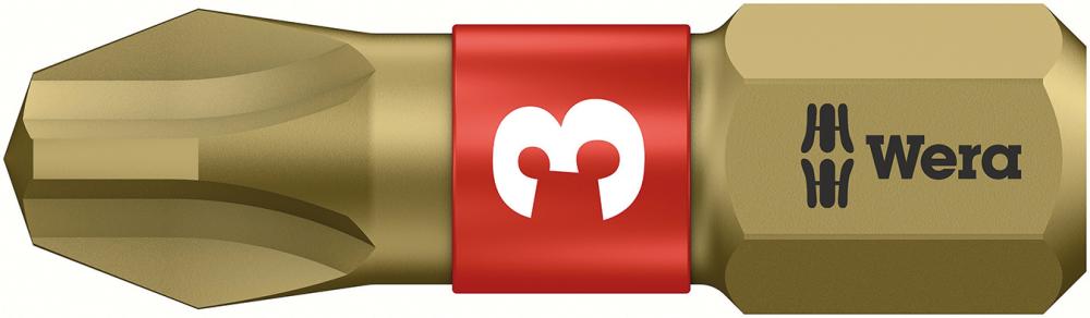 Bit dur 1/4" cruce, PH 1 x 25 mm, DIN3126, 05056410001, WERA - sefira.ro