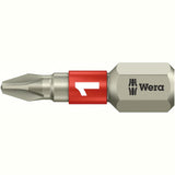 Bit dur 1/4" cruce, PH 1 x 25 mm, DIN3126, otel inoxidabil, 05071010001, WERA - sefira.ro