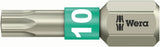 Bit dur 1/4", T 8 x 25 mm, TORX®, otel inoxidabil, DIN3126, 05071030001, WERA - sefira.ro